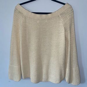 Abercrombie & Fitch -  Knitted Off the Shoulder Top